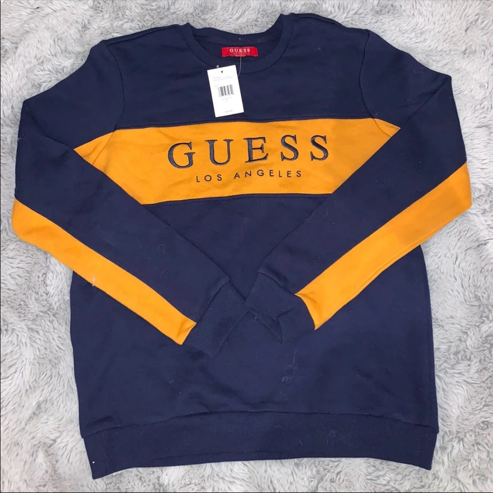 NWT Guess Colorblock Sweatshirt